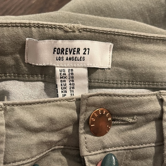 Light green skinny jeans - Picture 2 of 4